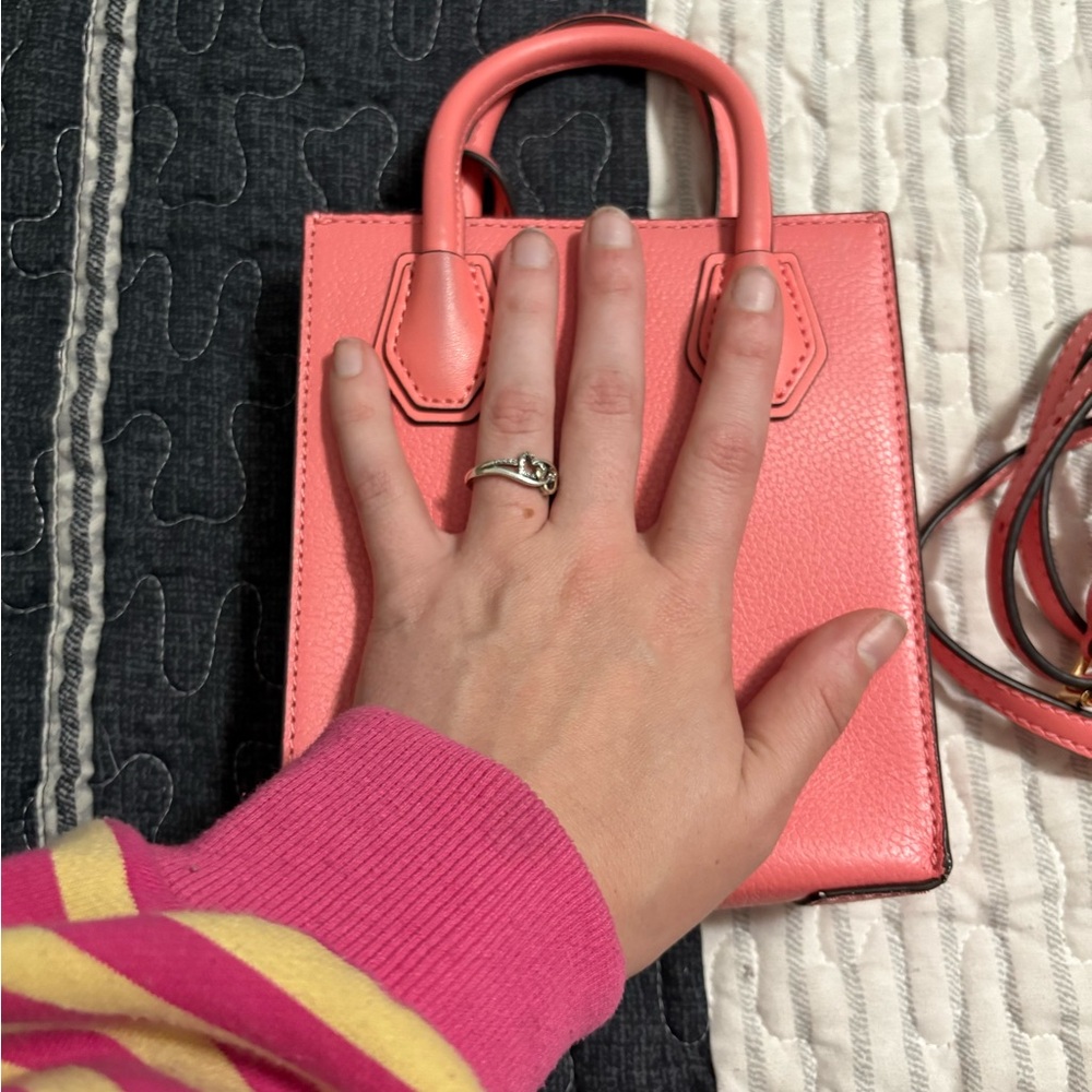 Michael Kors Pink Mini Bag with Gold Hardware - Picture 4 of 4